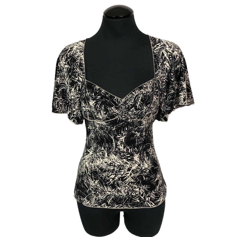 Max Studio Graphic Blouse - Women’s XS‎